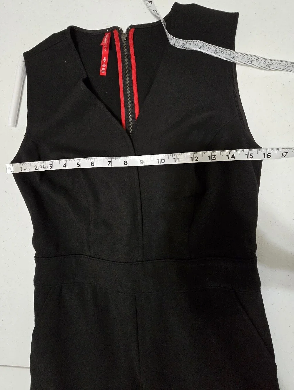 Spanx The Perfect Jumpsuit Black Women's Small Petite Sleeveless - Picture 6 of 11